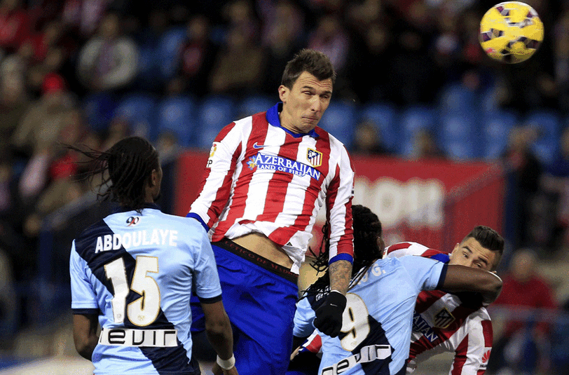 Mario Mandzukic hat bei Atletico Madrid zu neuen Höhenflügen angesetzt.