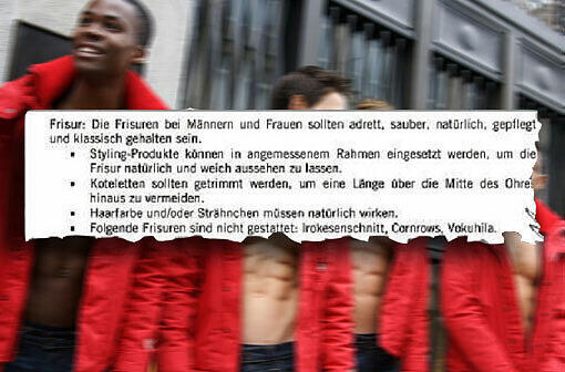 Lesen Sie hier die geheimen Regeln bei Abercrombie and Fitch. Einfach weiterklicken...
