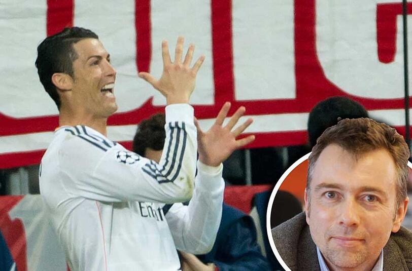 Cristiano Ronaldo feiert seinen Sieg über den FC Bayern. AZ-Sportchef Gunnar Jans findet: "Guardiola hat die missliche Lage zu spät erkannt"