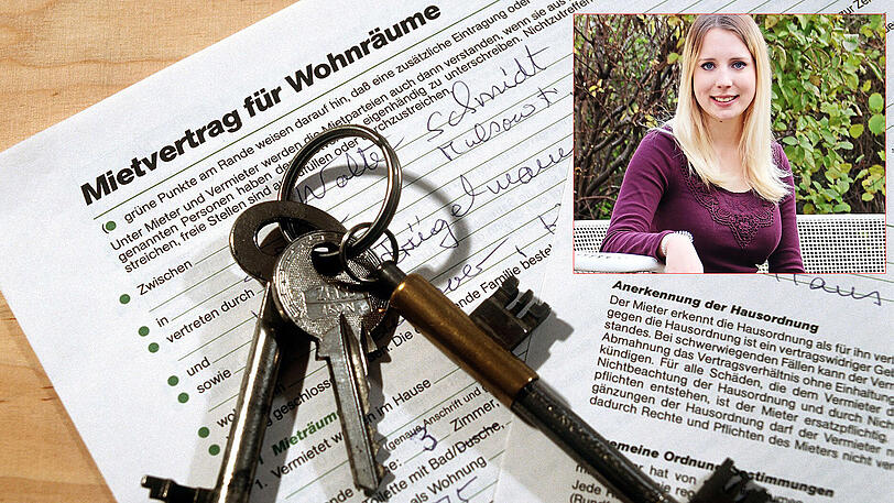 Elizabeth Katsch (kleines Bild) hat mit ihrem Kollegen Christian Kahl (34) im vergangenen Jahr die Online-Mieterberatung gegründet.