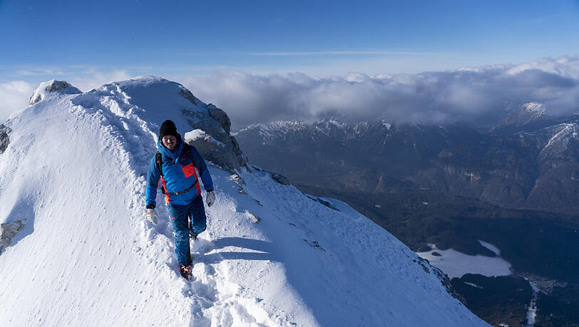 Auf der Zugspitze: Neureuther. Auf der Zugspitze: Neureuther.