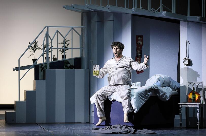 Levente Páll als Falstaff.