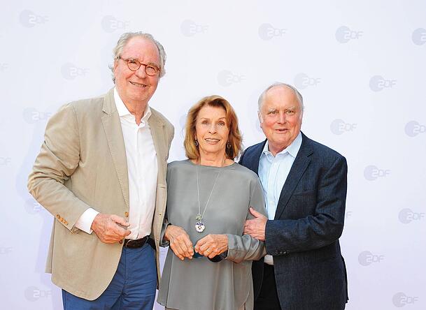 Friedrich von Thun, Senta Berger und Michael Verhoeven im Jahr 2017.