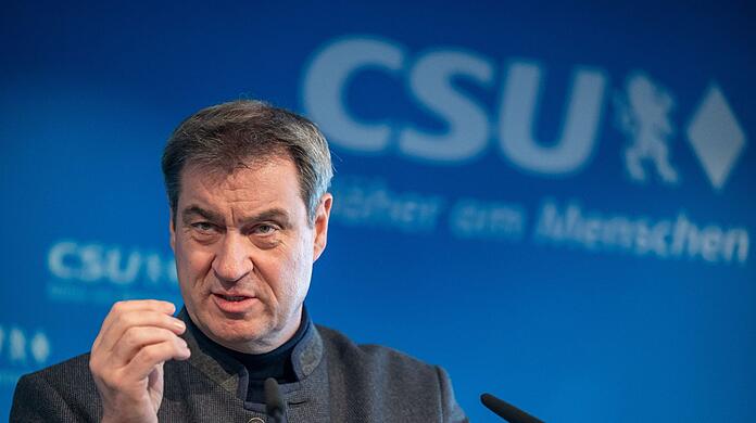 "Natürlich ist das verfassungswidrig": Markus Söder.