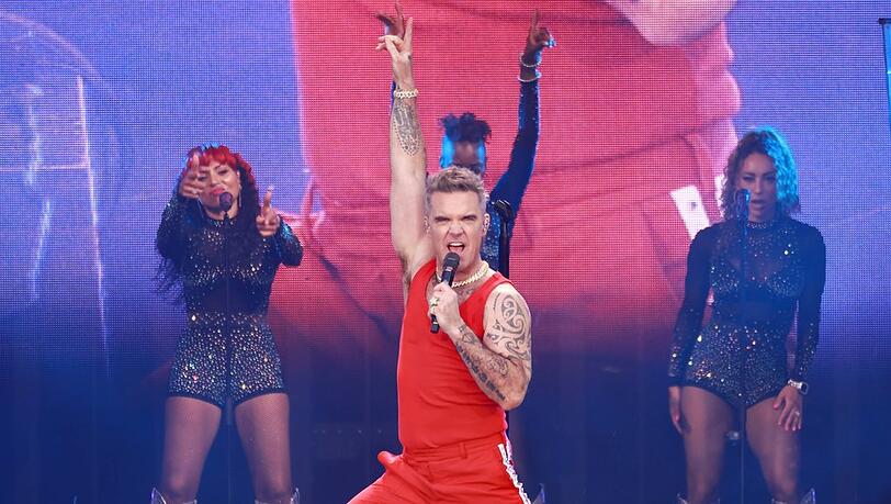 Robbie Williams, hier während eines Auftritts in Berlin, ist ehrlich mit seinen Fans.