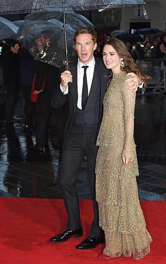 Benedict Cumberbatch und Keira Knightley bei der Premiere von ihrem Film "Imitation Game" in London.