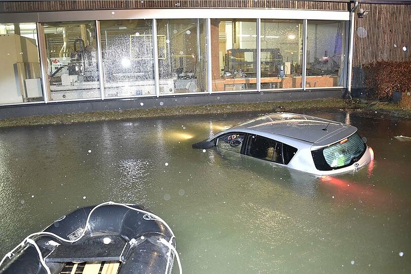 Die "Pfütze" war leider ein tieferer Weiher.