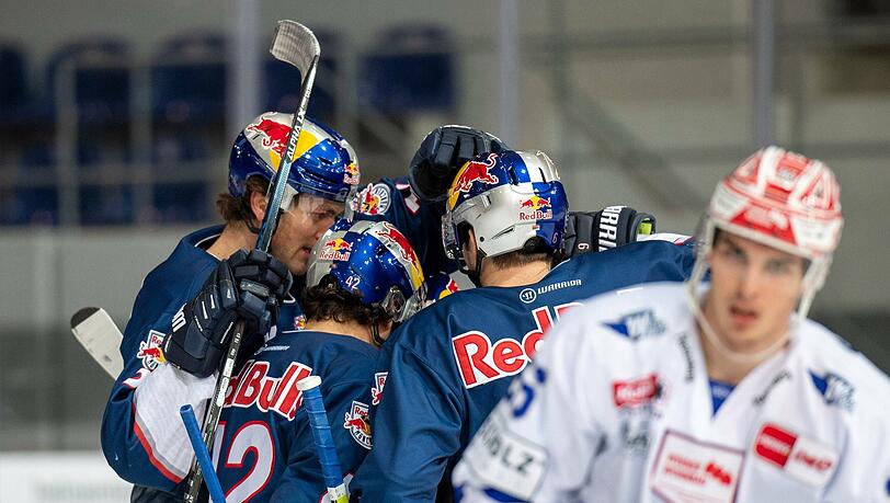 Torjubel nach dem 4:2: Der EHC München machte schon im zweiten Drittel alles klar.
