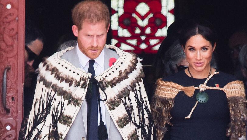 Harry und Meghan 2018 bei ihrer Reise nach Australien und Neuseeland. Harry und Meghan 2018 bei ihrer Reise nach Australien und Neuseeland.