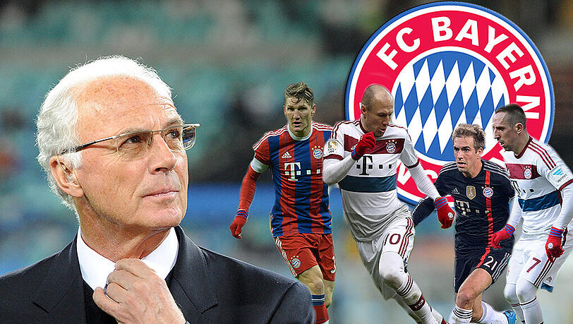 Die Bayern-Stars jenseits der 30 läuten für Franz Beckenbauer in den kommenden Jahren auch das Ende der Bundesliga-Dominanz ein. Die Bayern-Stars jenseits der 30 läuten für Franz Beckenbauer in den kommenden Jahren auch das Ende der Bundesliga-Dominanz ein.