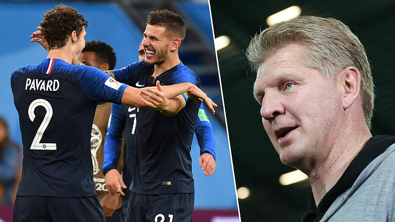Stefan Effenberg sieht die bisherigen Bayern-Neuzugänge Benjamin Pavard (li.) und Lucas Hernández kritisch.
