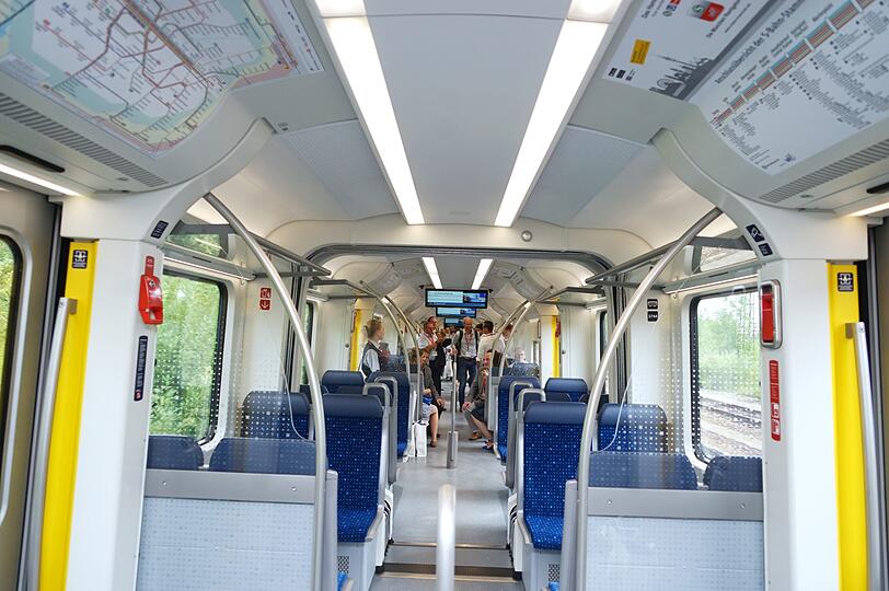 Geräumiger, bequemer und mit mehr Stauraum: das sind die neuen Bahnen der S-Bahn.