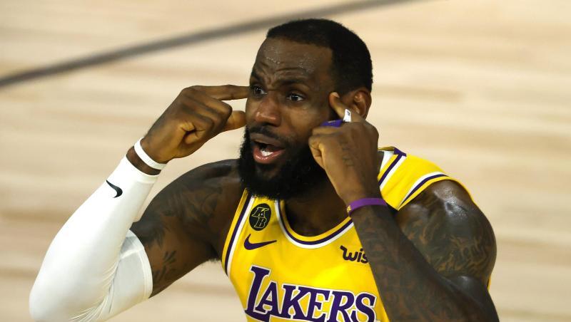 LeBron James von den Los Angeles Lakers ist der Superstar der NBA. LeBron James von den Los Angeles Lakers ist der Superstar der NBA.