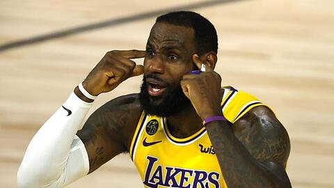 LeBron James von den Los Angeles Lakers ist der Superstar der NBA.