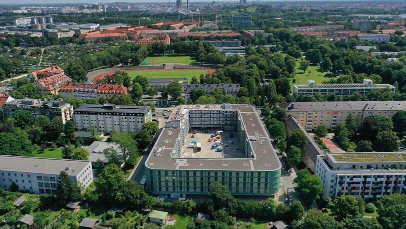 Ein Haus auf Stelzen. Ein Haus auf Stelzen.