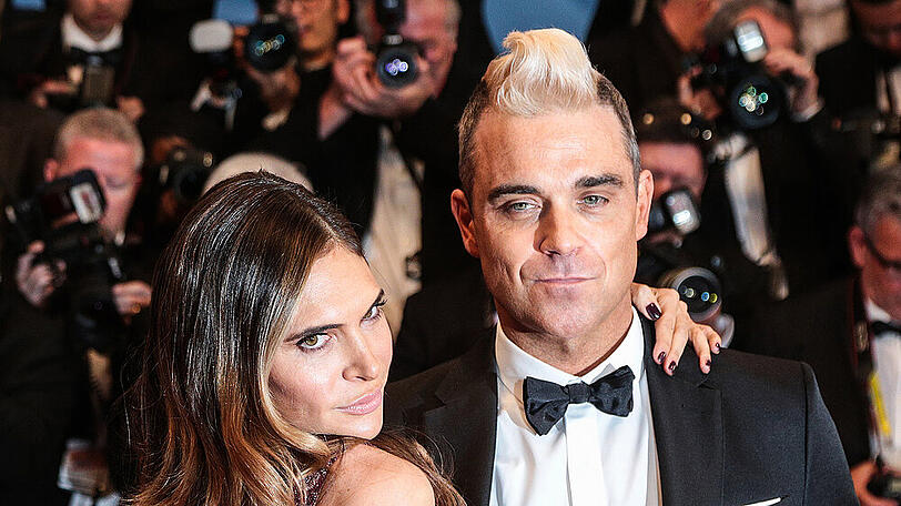 Robbie Williams und seine Frau Ayda Field bei den Filmfestspielen in Cannes