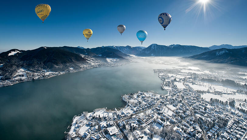 Einfach schön: Ein Blick über den Tegernsee. Einfach schön: Ein Blick über den Tegernsee.