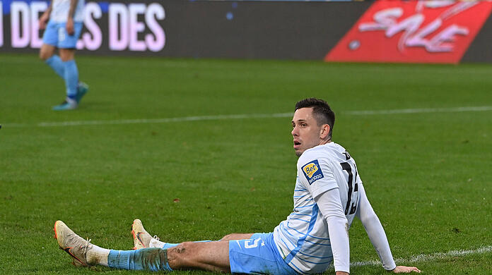 Das Heim-Comeback bei 1860  hätte er sich anders vorgestellt – Marcel Bär im Grünwalder Stadion