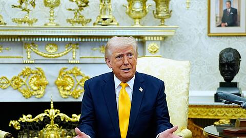 Trump sieht die Kriegsziele als bald erf&uuml;llt an. (Archivbild)