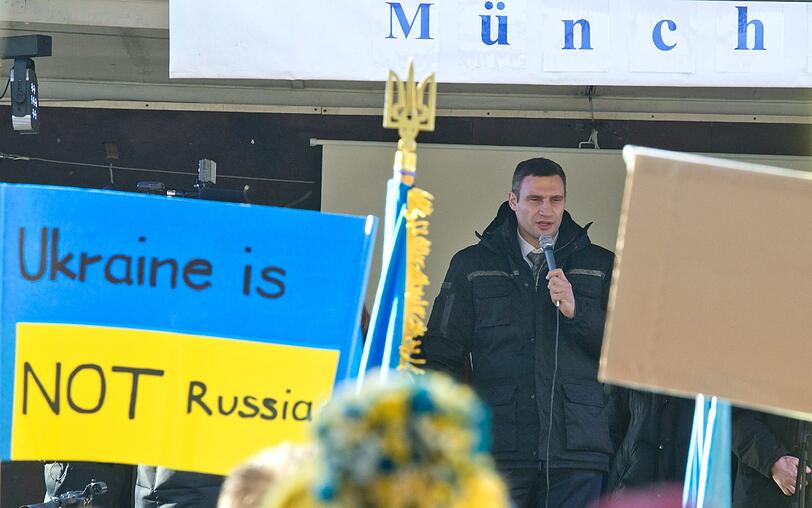 Vitali Klitschko auf der Sicherheitskonferenz 2014 in München