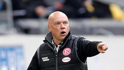 Trainer Uwe Rösler startete mit Fortuna Düsseldorf schlecht in die Saison.