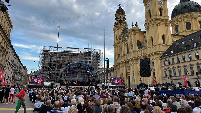 "Klassik am Odeonsplatz" feiert Jubiläum. Das Open-Air-Event wird 25 Jahre alt.