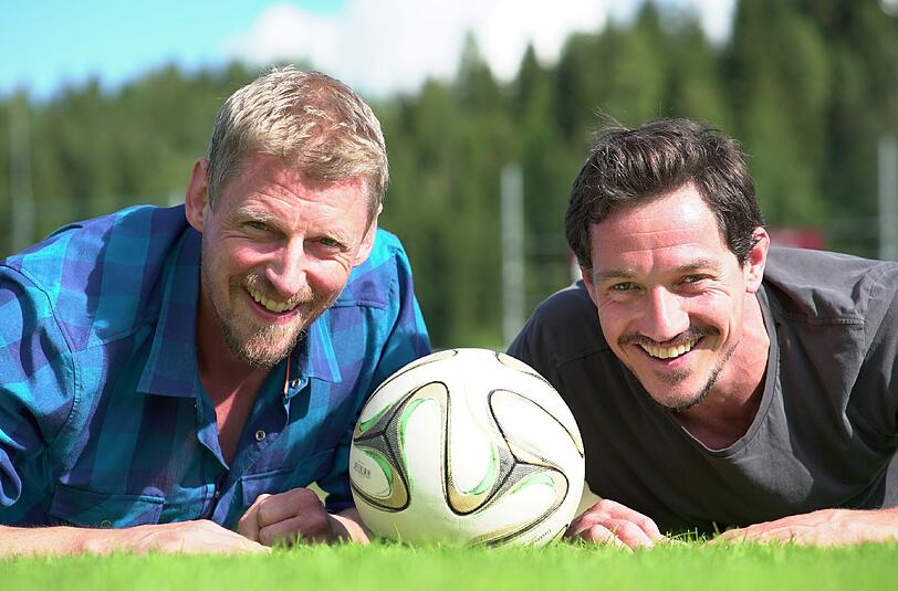 Die Spielführer sind Martin Gruber (li.) und Markus Brandl.