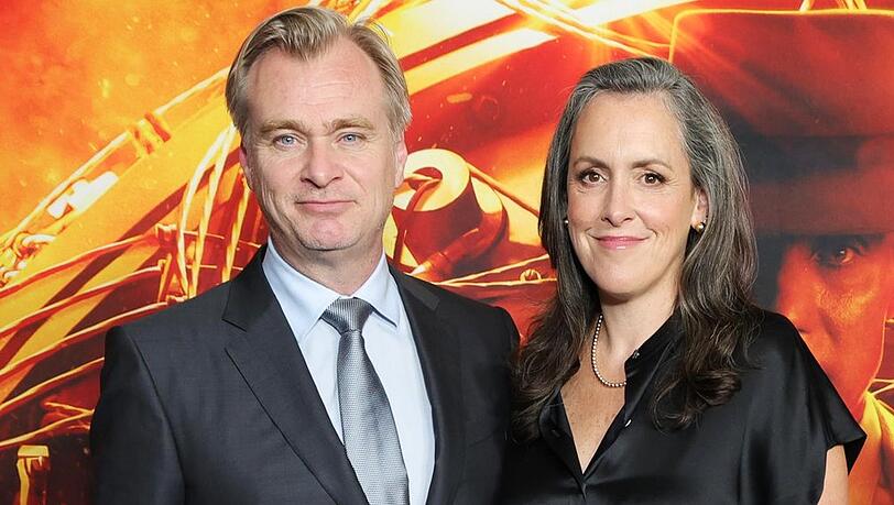 Christopher Nolan und Emma Thomas bei der "Oppenheimer"-Premiere" in New York City.