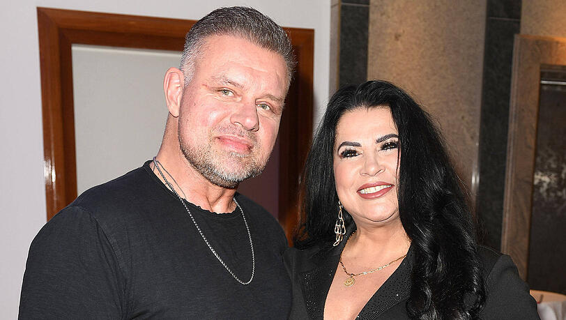 Stefan Braun mit Promi-Partnerin Iris Klein.