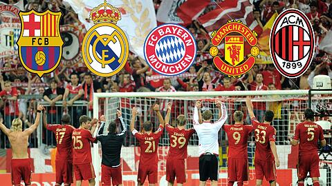 In der Bundesliga das Maß aller Dinge, nun wollen die Bayern auch Europa das Fürchten lehren. Die AZ analysiert die Bayern im Vergleich mit Europas "Großen".