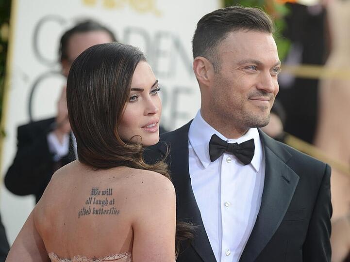 Megan Fox und ihr Ehemann Brian Austin Green bei den Golden Globe Awards in Beverly Hills