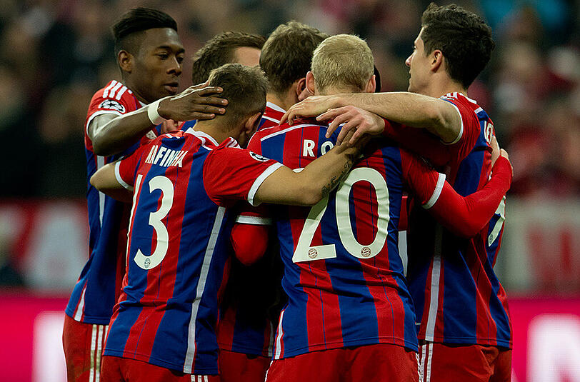 Jubel pur: Der FC Bayern ließ gegen Schachtjor Donezk nichts anbrennen. Auch finanziell läuft es für die Bayern in der Königsklasse.