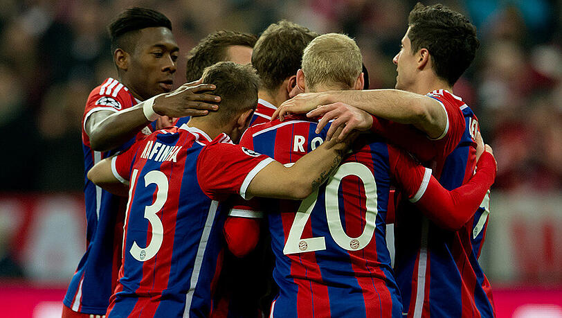 Jubel pur: Der FC Bayern ließ gegen Schachtjor Donezk nichts anbrennen. Auch finanziell läuft es für die Bayern in der Königsklasse. Jubel pur: Der FC Bayern ließ gegen Schachtjor Donezk nichts anbrennen. Auch finanziell läuft es für die Bayern in der Königsklasse.