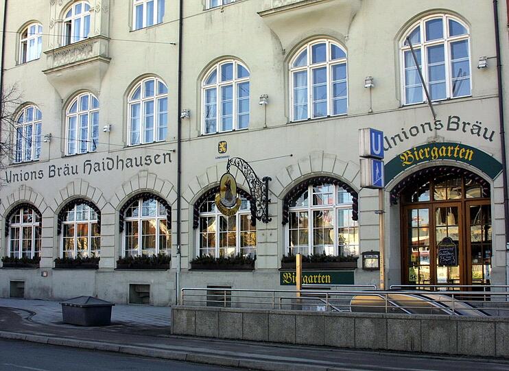 Hier war 20 Jahre lang Hagns Reich: Die Gaststätte Unionsbräu in Haidhausen.