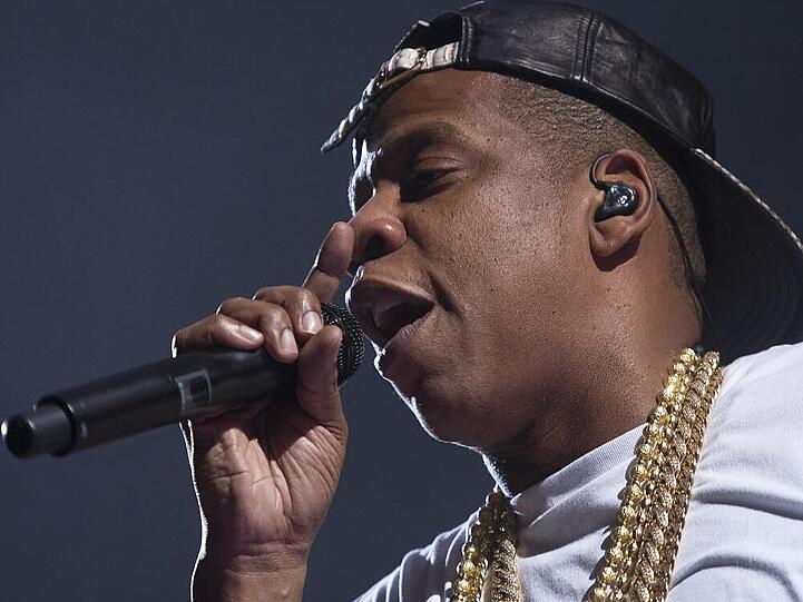 Jay Z bei einem Auftritt