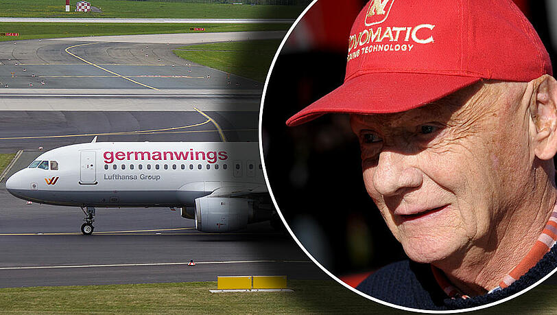 Niki Lauda: "Der Flieger war im Steigflug auf 38 000 Fuß. (...) Und kaum war er oben, hat er schon wieder begonnen, einen descent (Sinkflug) einzuleiten"