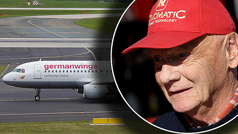 Niki Lauda: "Der Flieger war im Steigflug auf 38 000 Fuß. (...) Und kaum war er oben, hat er schon wieder begonnen, einen descent (Sinkflug) einzuleiten"