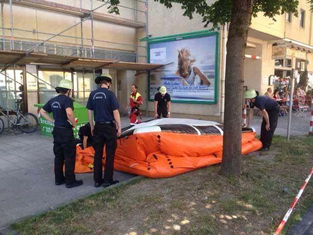 Ein Syrer hat die Einsatzkräfte in München in Atem gehalten. Die Bilder.