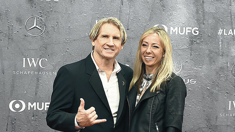 Bild aus glücklicheren Tagen: Robby Naish und seine Ex-Frau Kathy. Bild aus glücklicheren Tagen: Robby Naish und seine Ex-Frau Kathy.