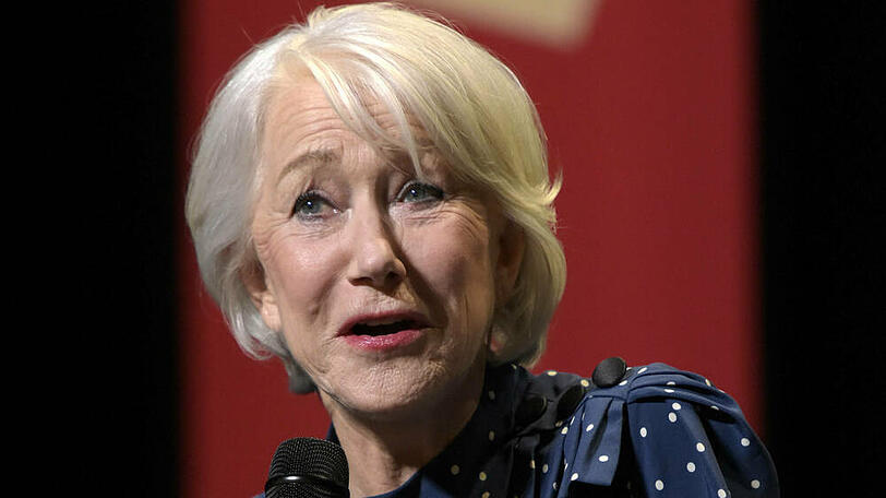 Helen Mirren bei einer Gesprächsrunde der Berlinale