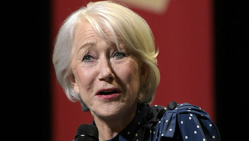 Helen Mirren bei einer Gesprächsrunde der Berlinale