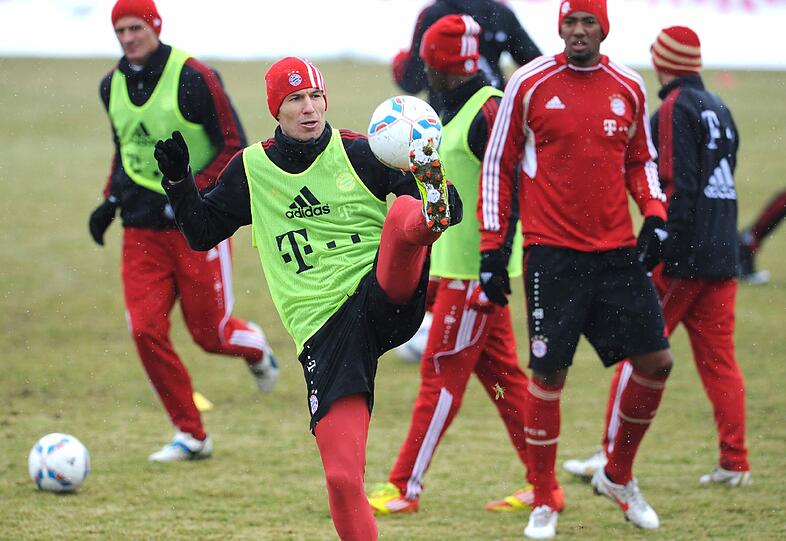 Mittelfeld-Star Arjen Robben hat eigentlich derzeit nicht gut Lachen.