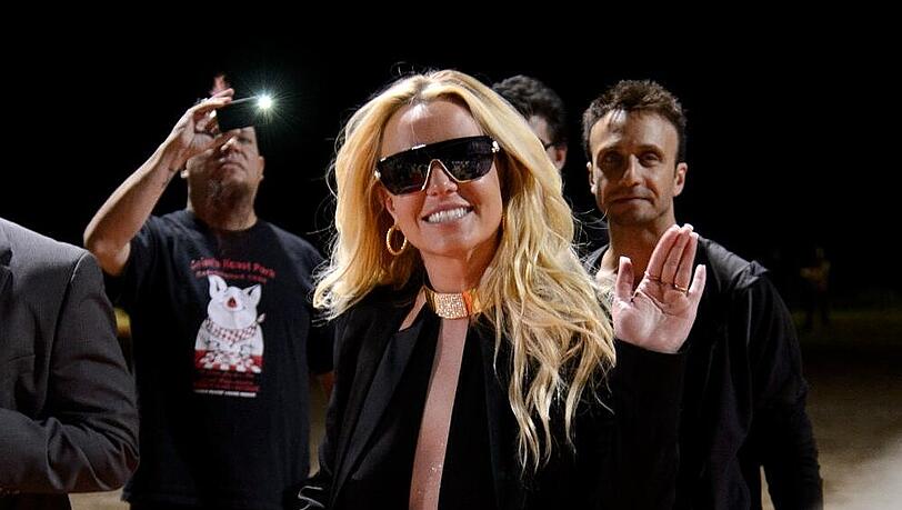 Britney Spears bei der Ankündigung des Las-Vegas-Engagements am 17. September Britney Spears bei der Ankündigung des Las-Vegas-Engagements am 17. September