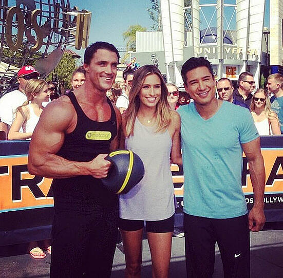 Der Fitness-Guru Greg Plitt in Aktion.