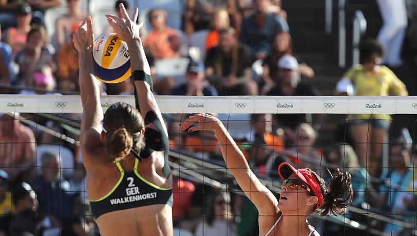 Die Schweizer Beachvolleyballerin Isabelle Forrer beim olympischen Turnier in Rio de Janeiro. Die Schweizer Beachvolleyballerin Isabelle Forrer beim olympischen Turnier in Rio de Janeiro.