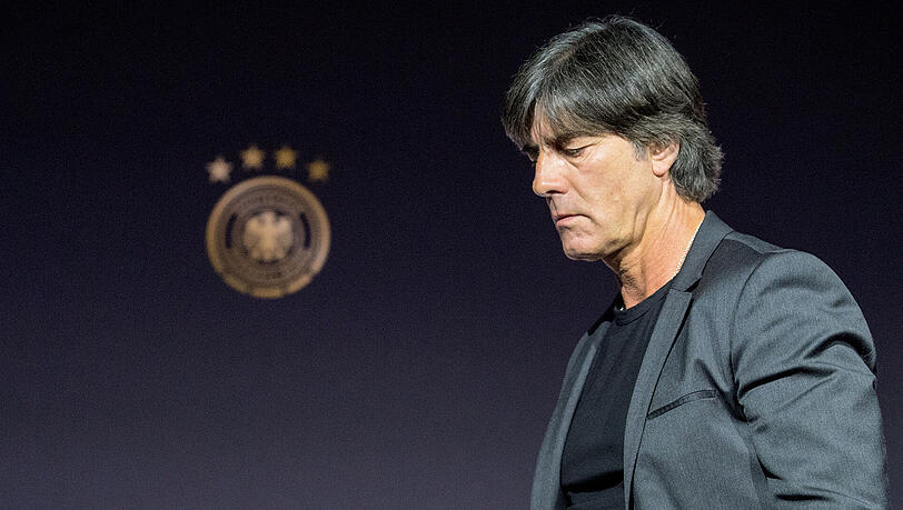 Bundestrainer Jogi Löw bei der Bekanntgabe des vorläufigen WM-Kaders der deutschen Nationalmannschaft.