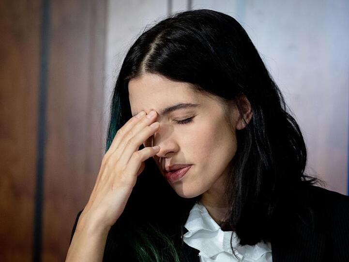 Nadeschda Tolokonnikowa, Gründerin der Punk-Band Pussy Riot, im letzten Jahr in Berlin.