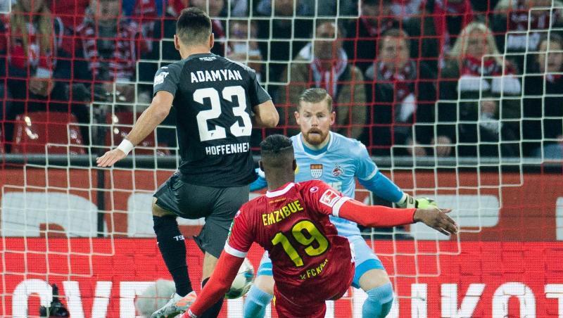 Sargis Adamyan (23) brachte mit seinem Tor zum den 1:1 Hoffenheim in Köln auf die Siegerstraße.