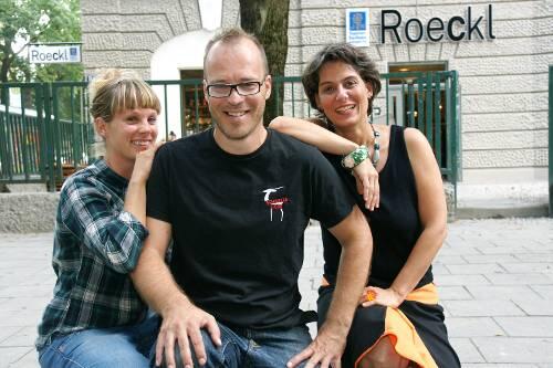 Das "Roeckl"-Team (v.l.): Sandra Forster, Markus Frankl und Angela Bauer.