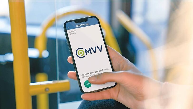 Soll ab 2024 möglich sein: Per neuer App-Bezahlfunktion im MVV unterwegs sein.